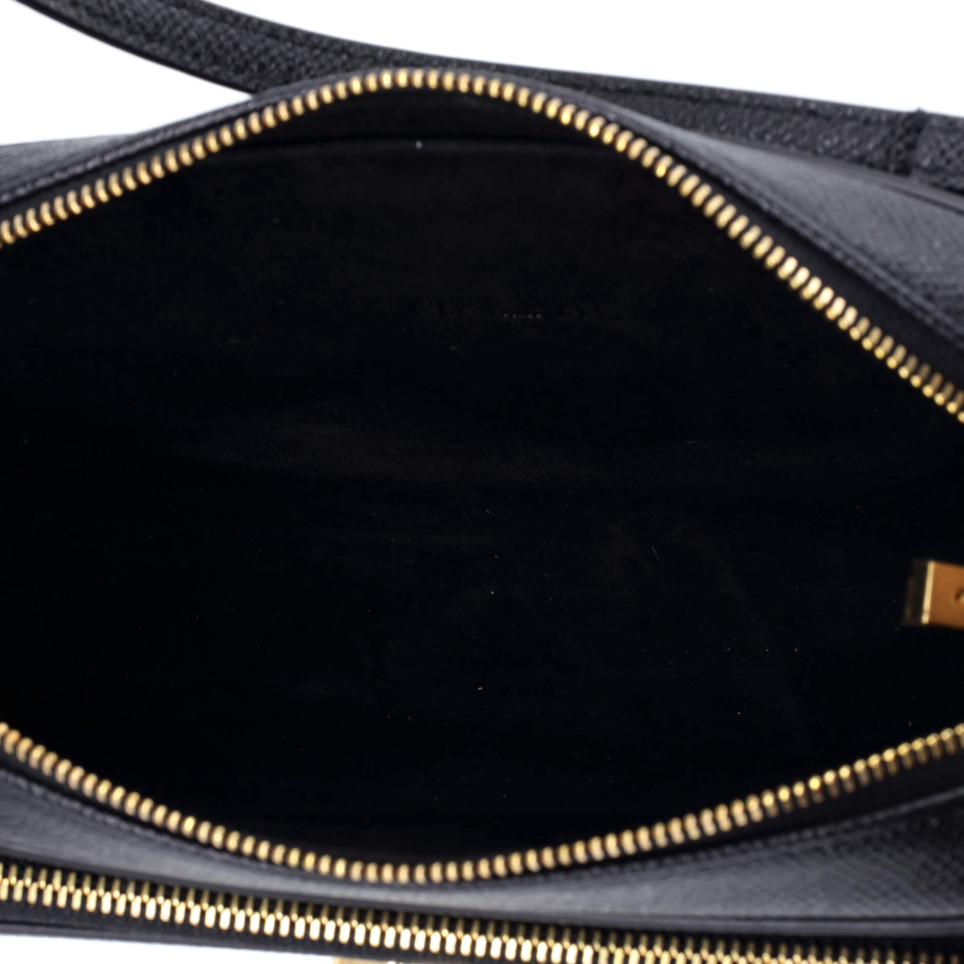 Caro Double Pouch Crossbody Bag Leather