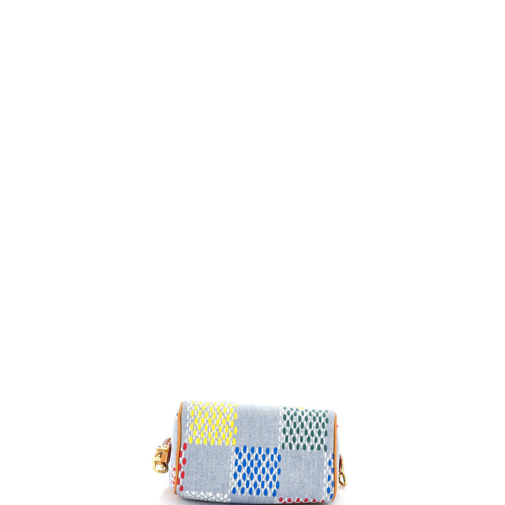 Speedy Bandouliere Bag 3D Damier Giant Denim 18