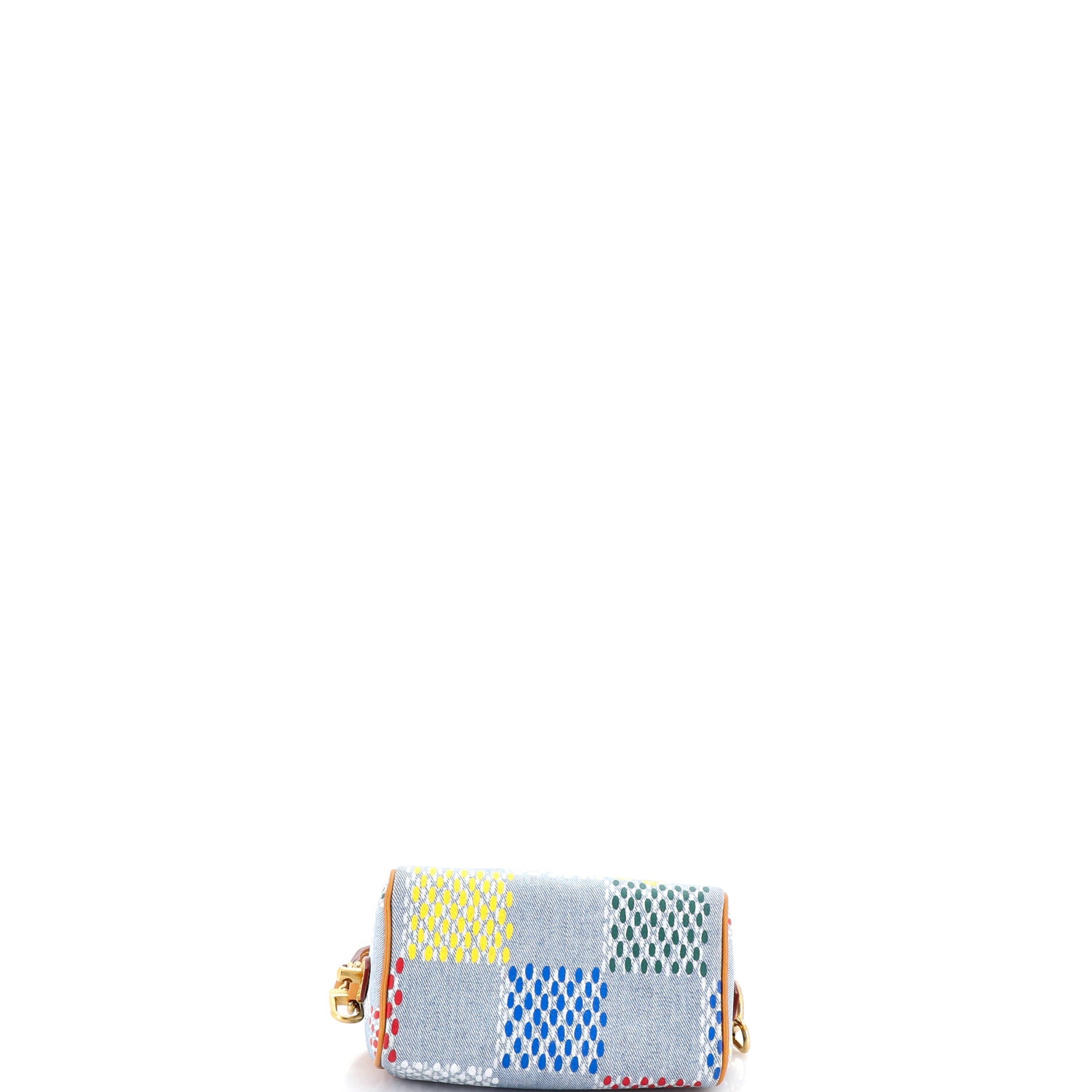 Speedy Bandouliere Bag 3D Damier Giant Denim 18