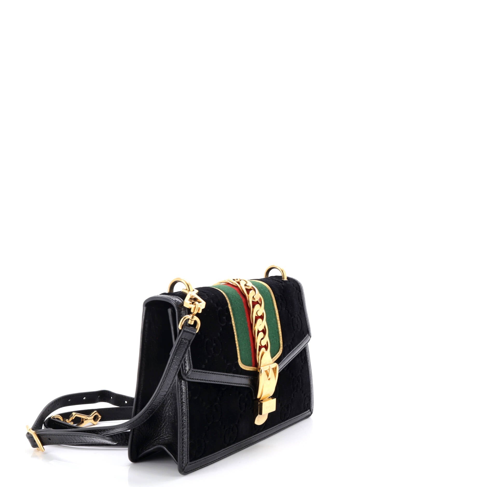 Sylvie Shoulder Bag GG Velvet Small
