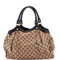 Sukey Tote GG Canvas with Leather Medium