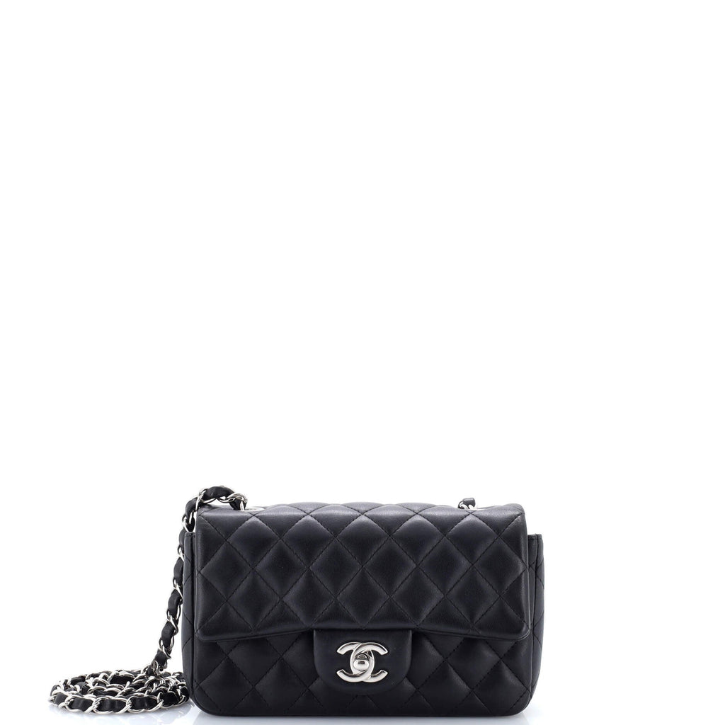 Classic Single Flap Bag Quilted Lambskin Mini
