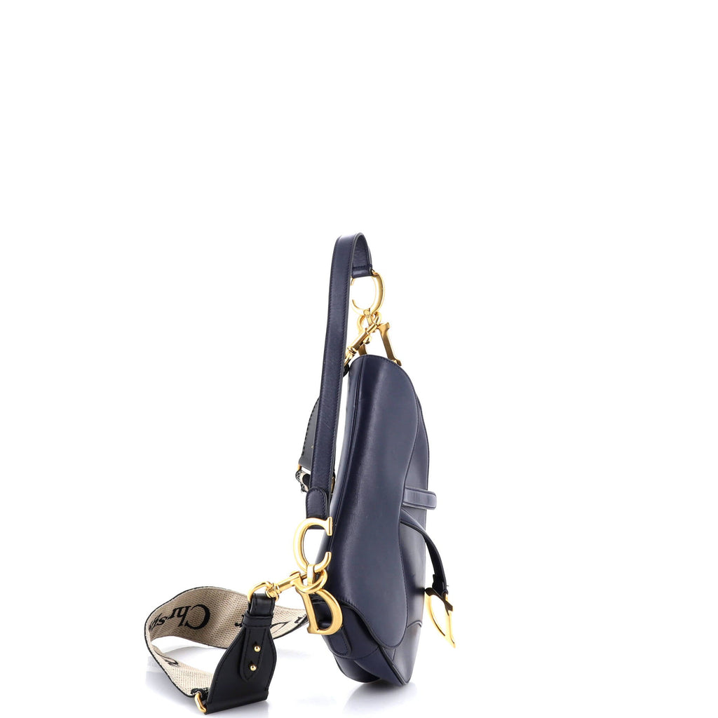 Saddle Handbag Leather Medium