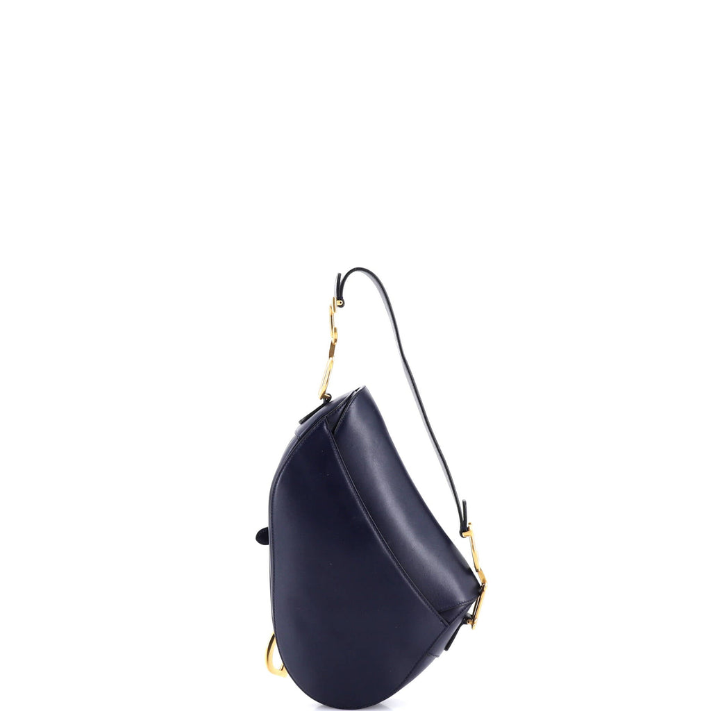 Saddle Handbag Leather Medium