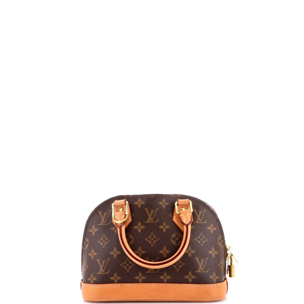 Alma Handbag Monogram Canvas BB