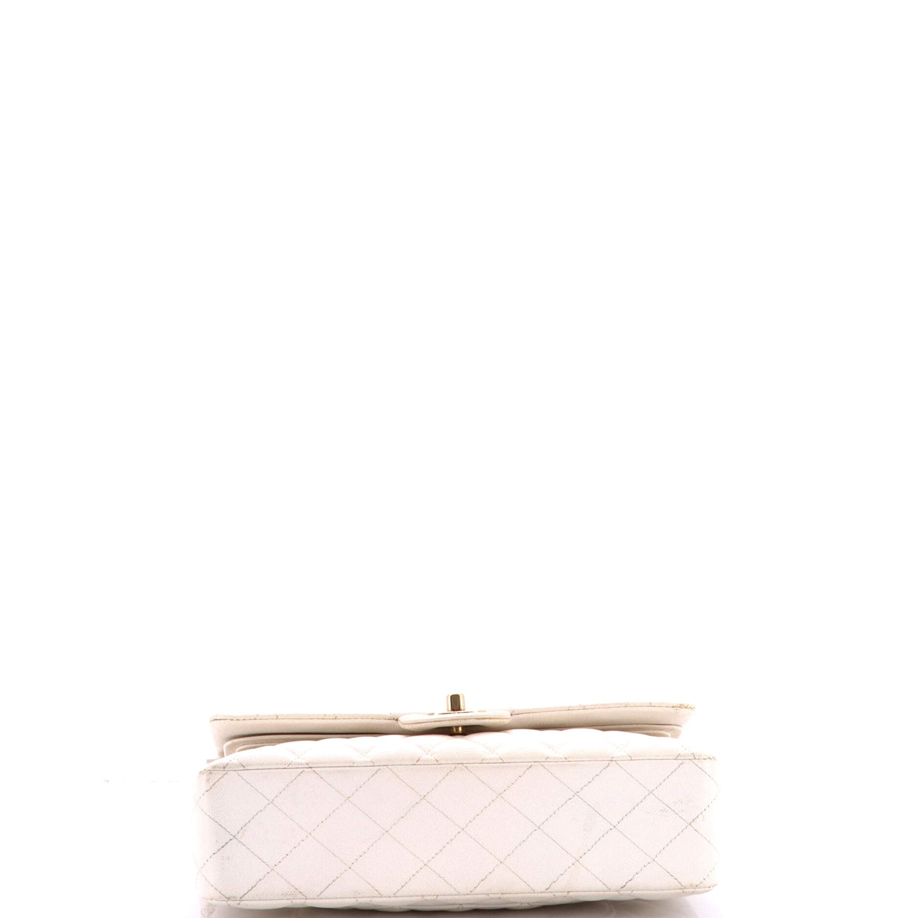 Classic Double Flap Bag Quilted Caviar Medium
