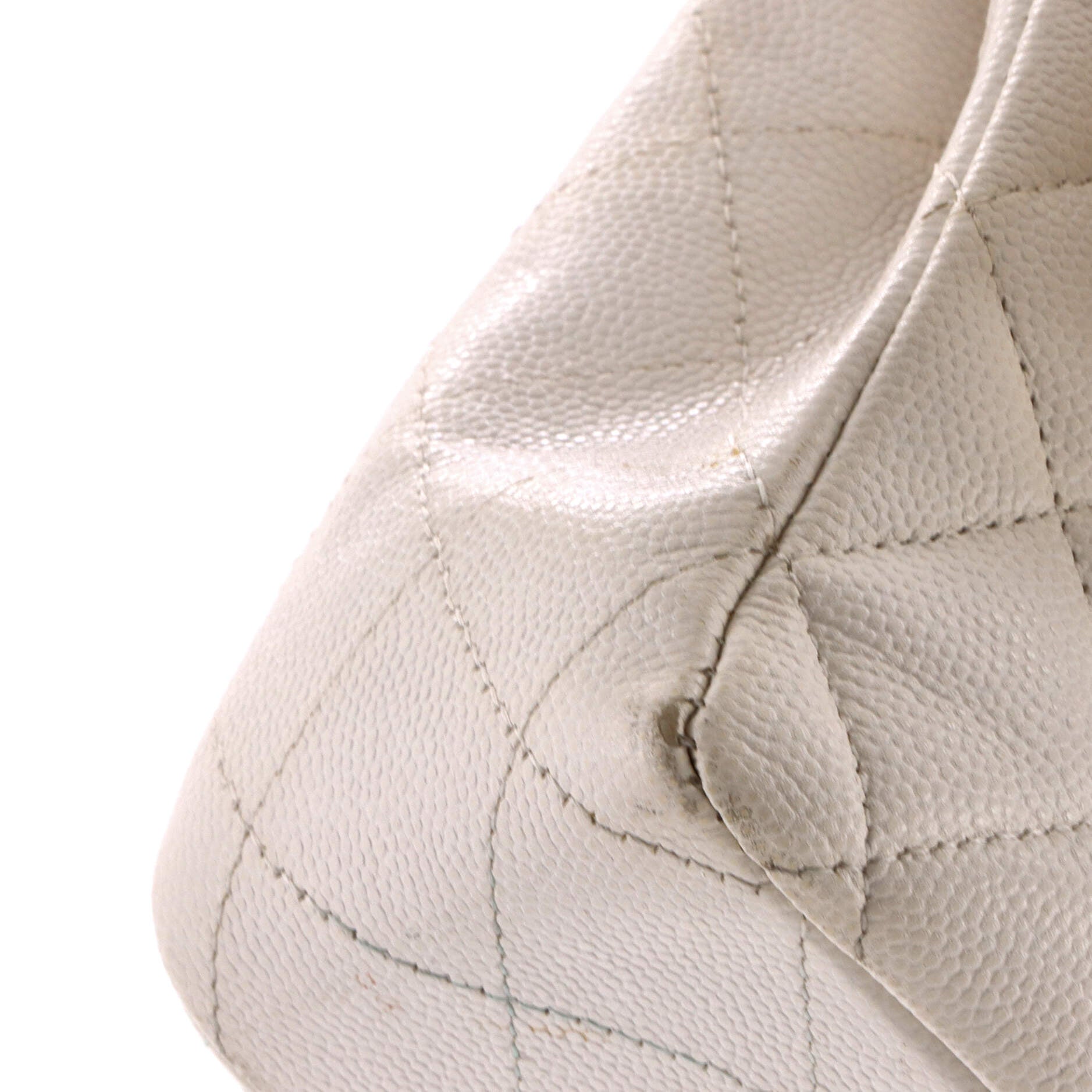 Classic Double Flap Bag Quilted Caviar Medium