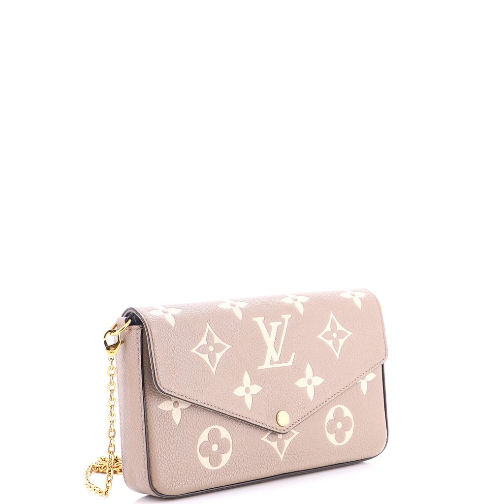 Felicie Pochette Bicolor Monogram Empreinte Giant