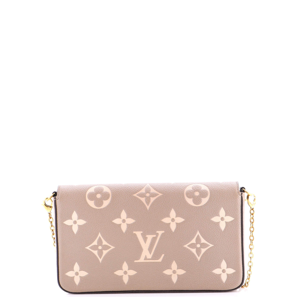Felicie Pochette Bicolor Monogram Empreinte Giant
