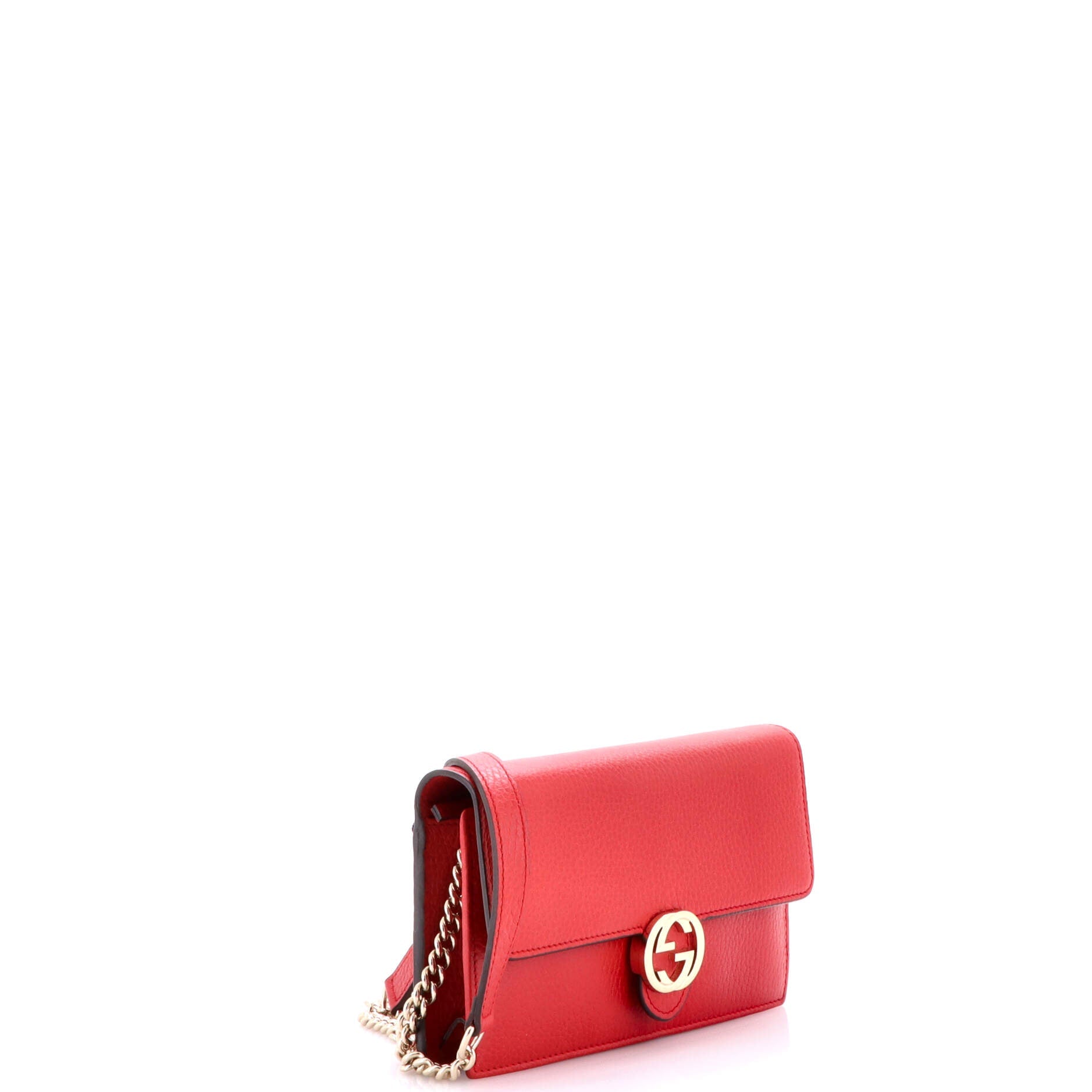 Interlocking Wallet on Chain Leather