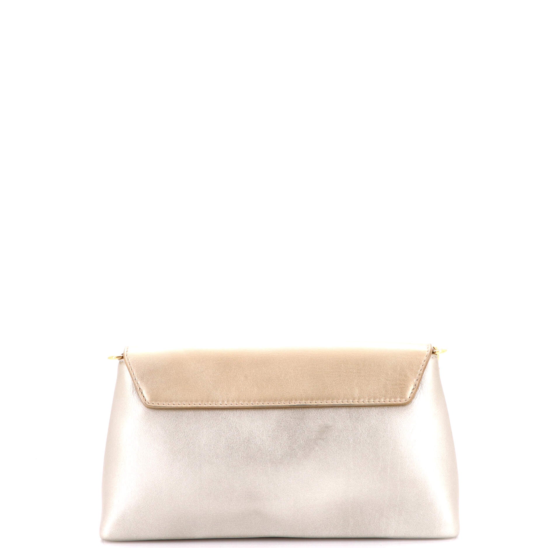 Love Note Chain Clutch Leather