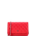 Wallet on Chain Quilted Lambskin