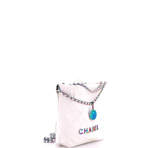 22 Chain Hobo Quilted Calfskin Mini