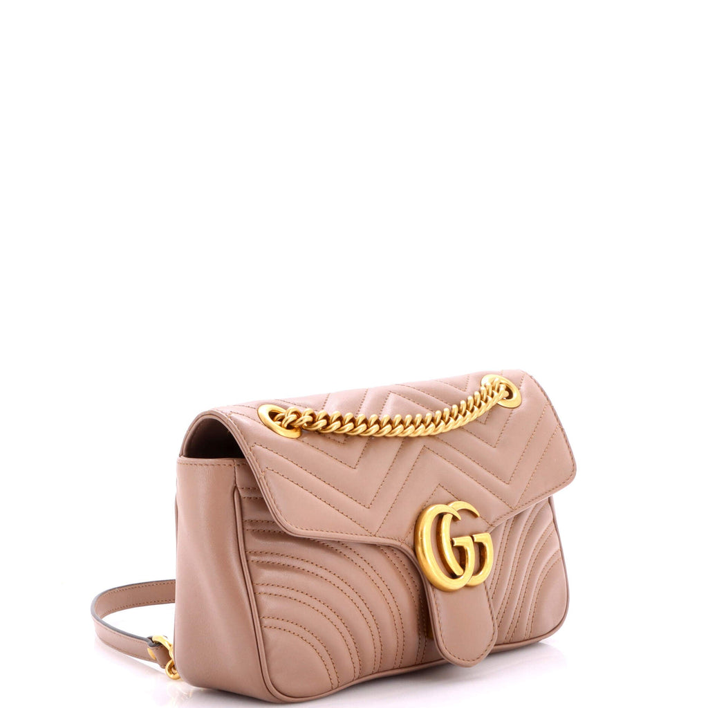 GG Marmont Flap Bag Matelasse Leather Medium