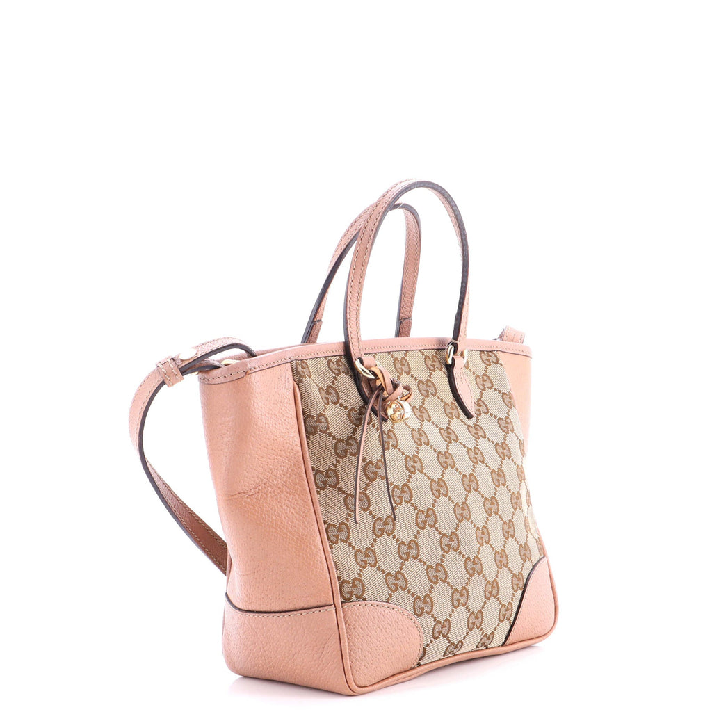 Bree Convertible Tote GG Canvas with Leather Small