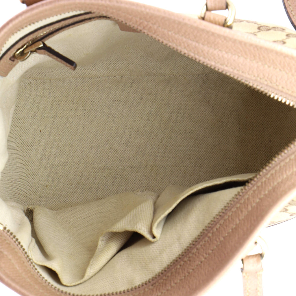 Bree Convertible Tote GG Canvas with Leather Small