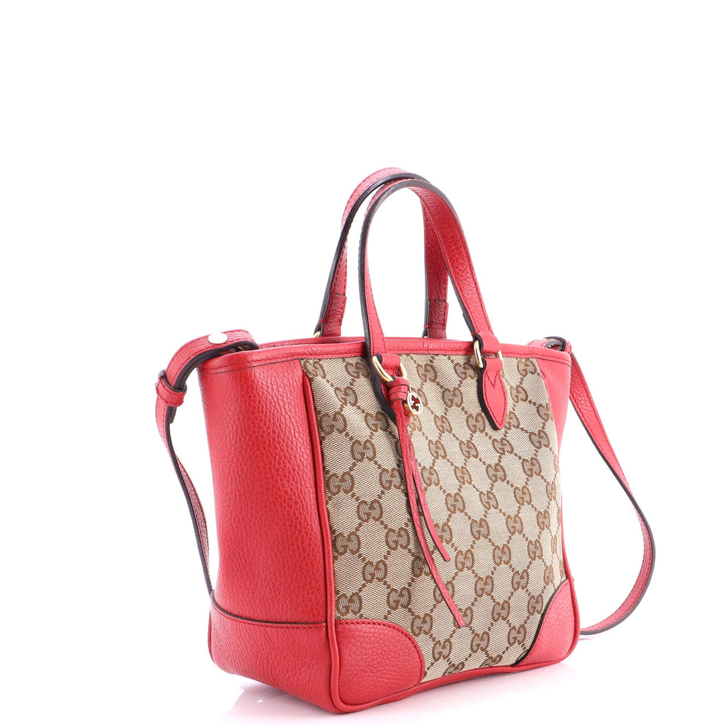 Bree Convertible Tote GG Canvas with Leather Small
