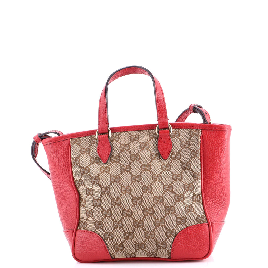 Bree Convertible Tote GG Canvas with Leather Small