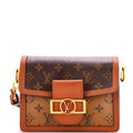 Dauphine Shoulder Bag Reverse Monogram Canvas Mini