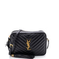 Lou Camera Bag Matelasse Chevron Leather Small