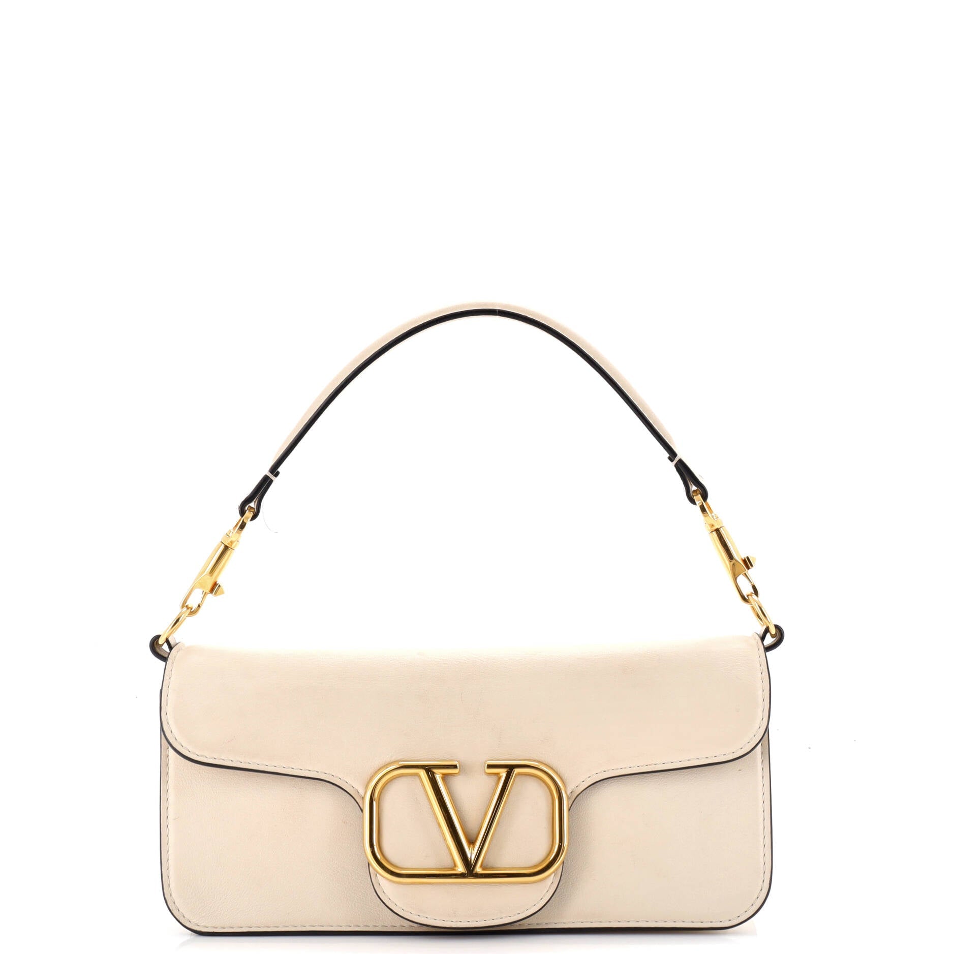 VLogo Loco Flap Shoulder Bag Leather Medium