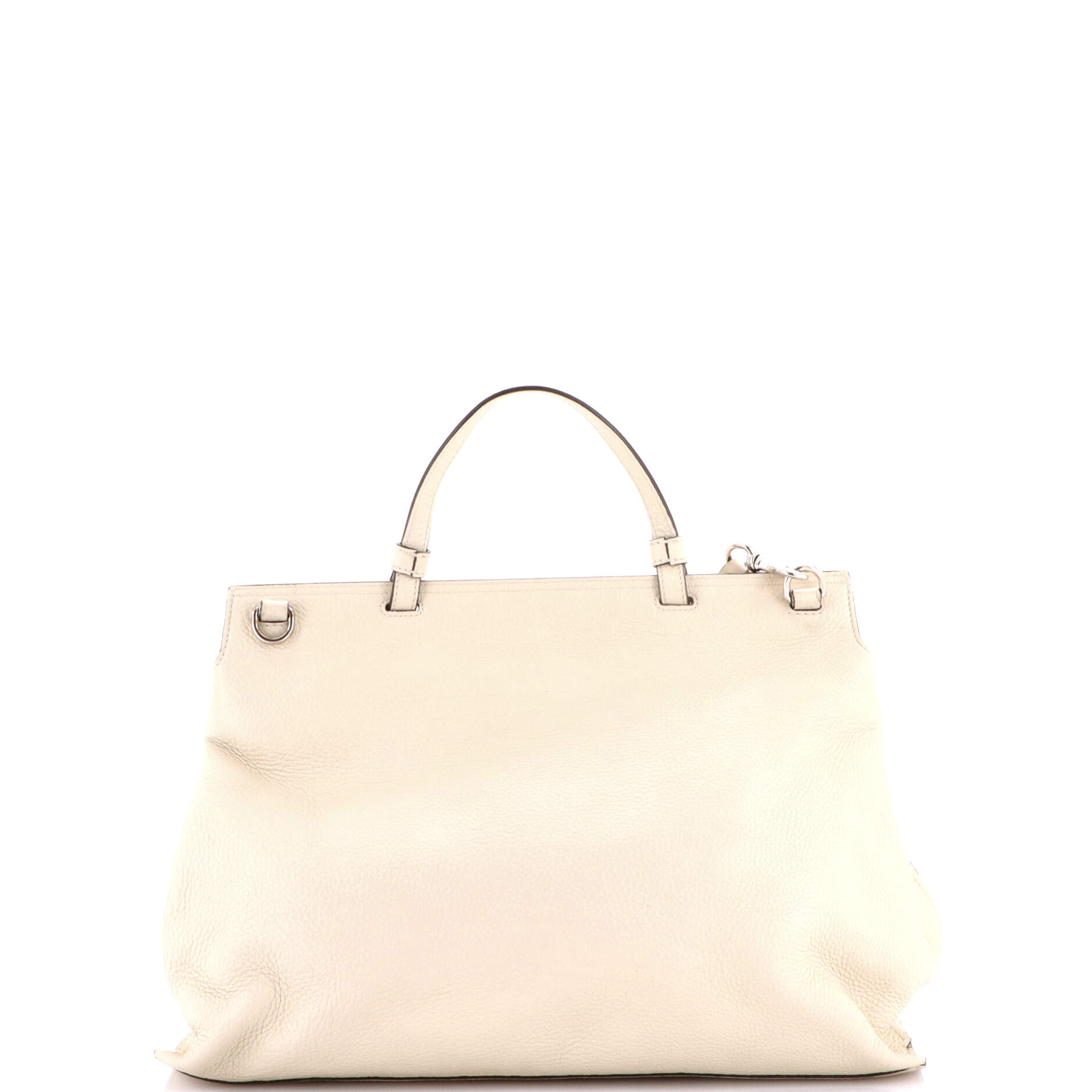 Bamboo Daily Top Handle Bag Leather Large
