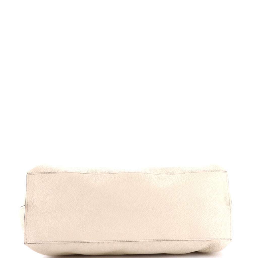 Bamboo Daily Top Handle Bag Leather Large