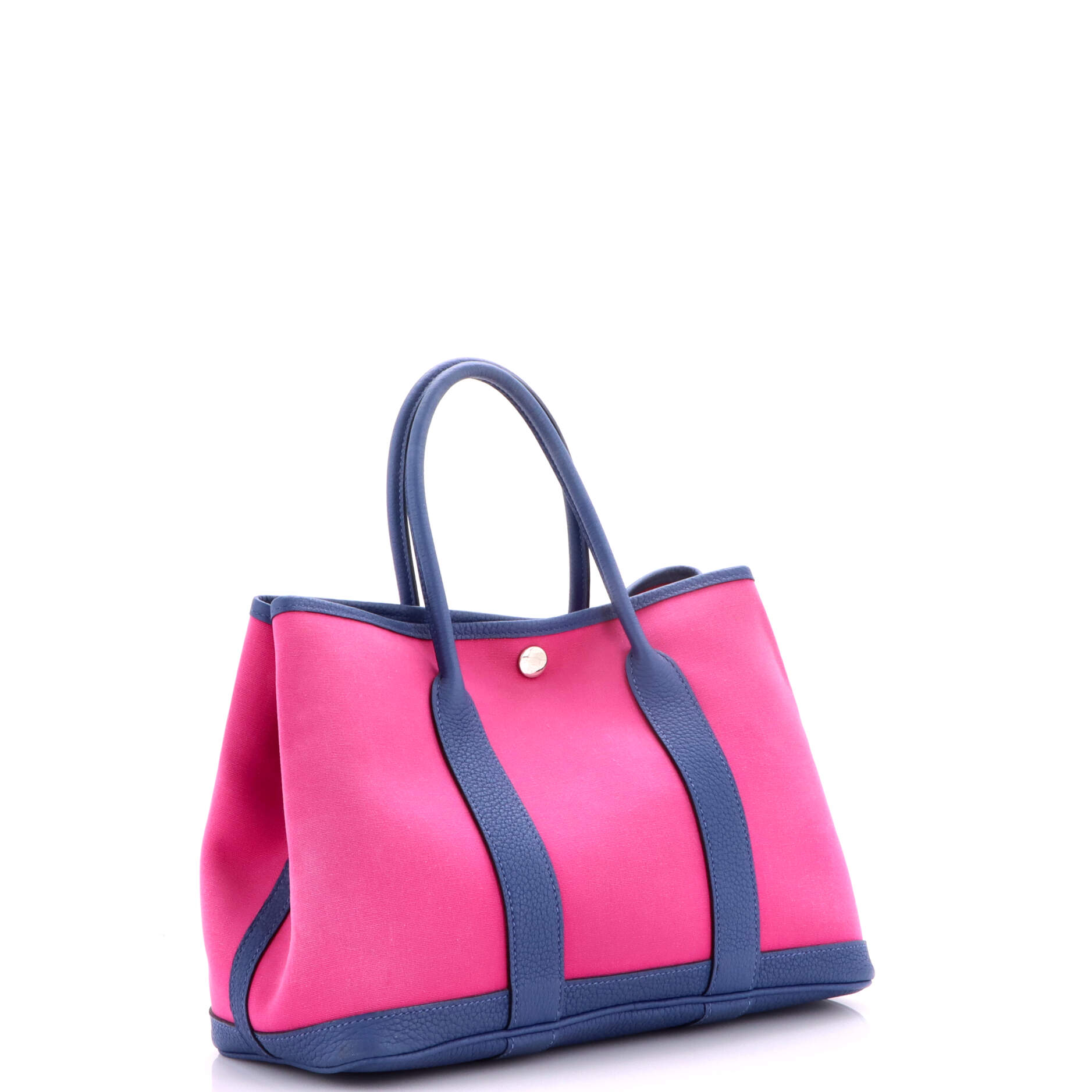 Garden Party Tote Toile and Leather 30