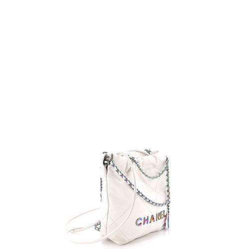 22 Chain Hobo Quilted Calfskin Mini