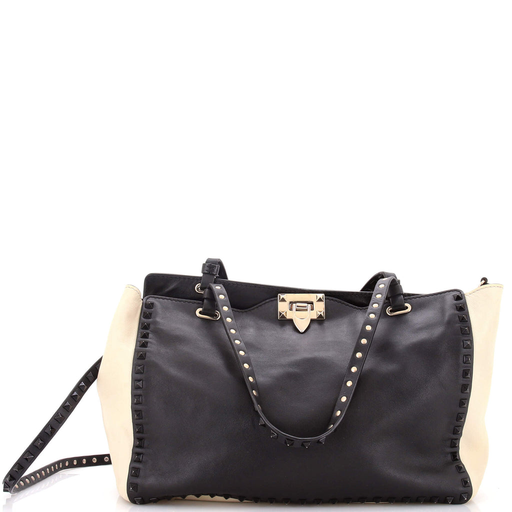 Rockstud Tote Soft Leather Medium