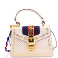 Sylvie Top Handle Bag Printed Leather Mini