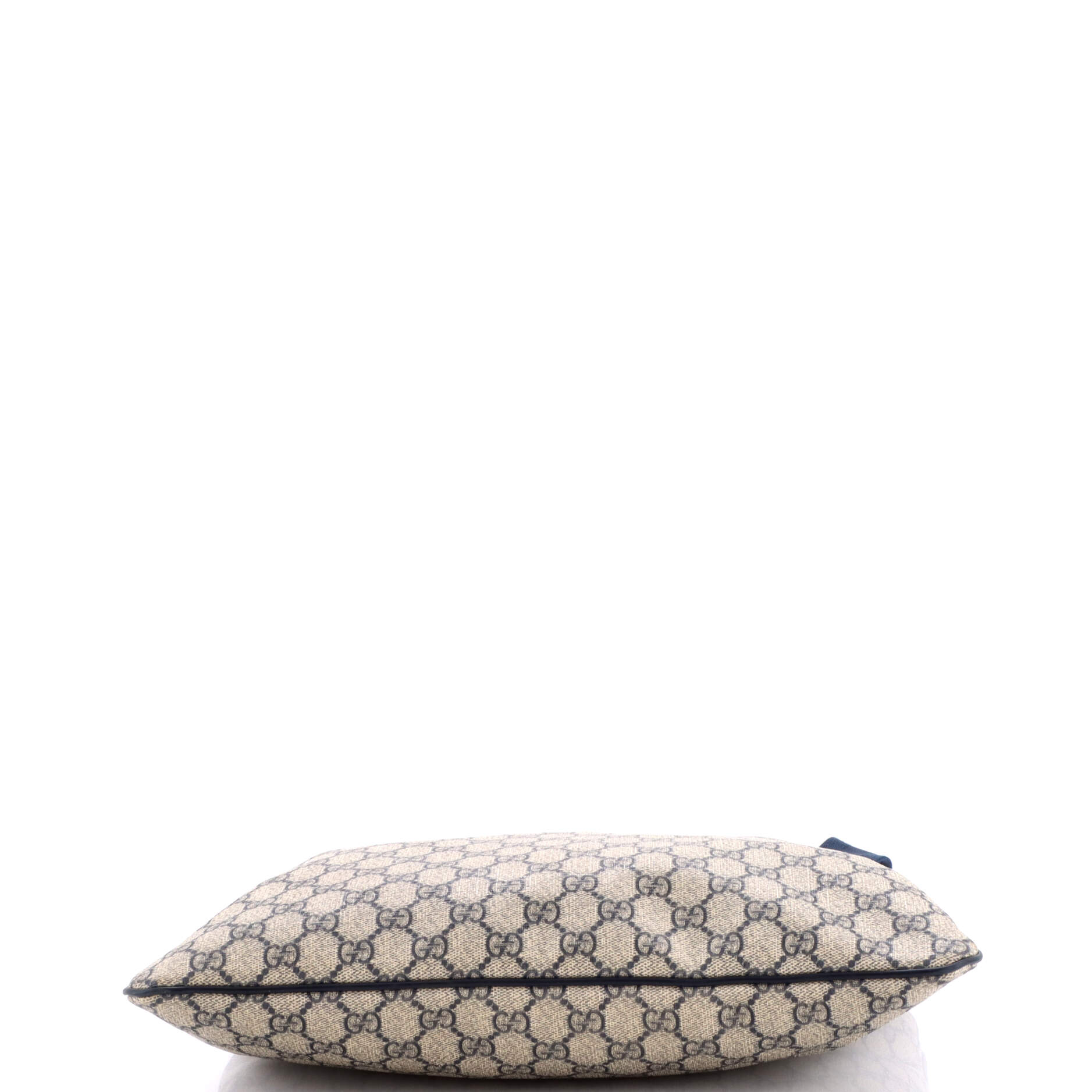 Zip Top Messenger Bag GG Coated Canvas Large