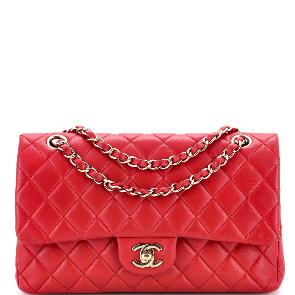 Classic Double Flap Bag Quilted Lambskin Medium