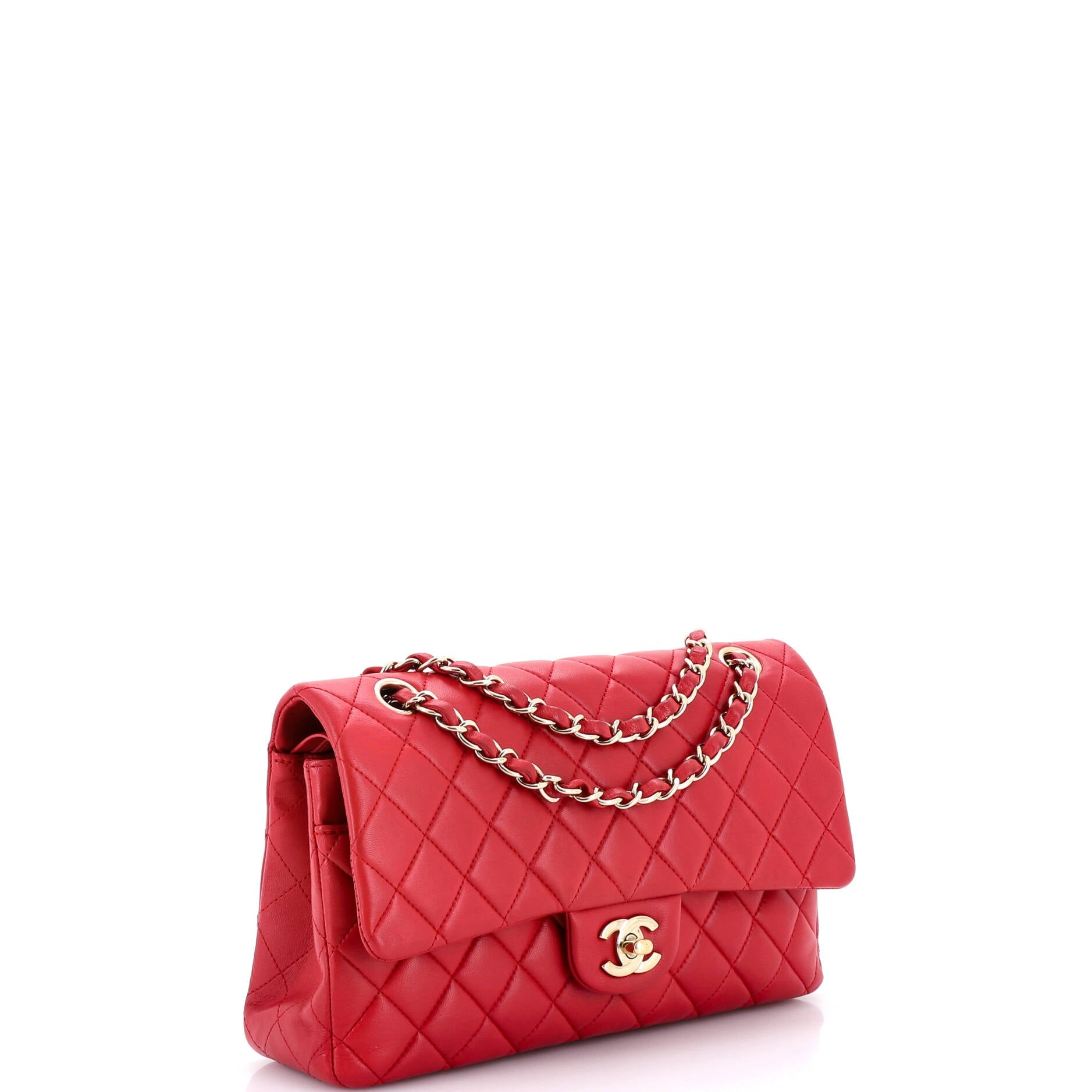Classic Double Flap Bag Quilted Lambskin Medium