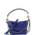 Gabrielle Hobo with Logo Handle Quilted Aged Calfskin Small