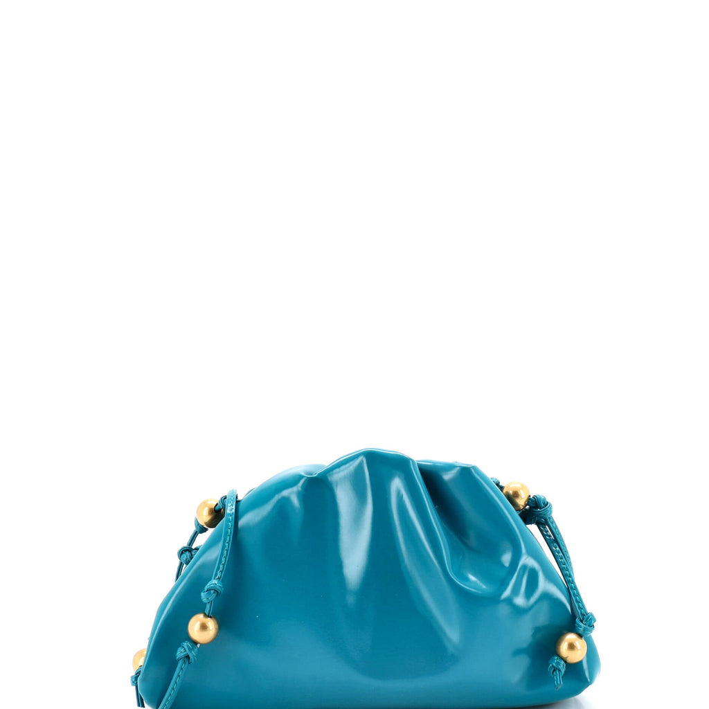 The Pouch Leather with Beaded Details Mini