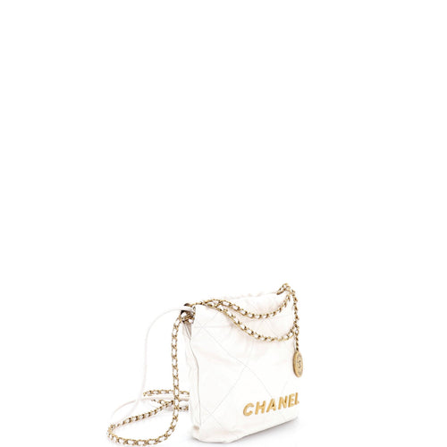 22 Chain Hobo Quilted Calfskin Mini