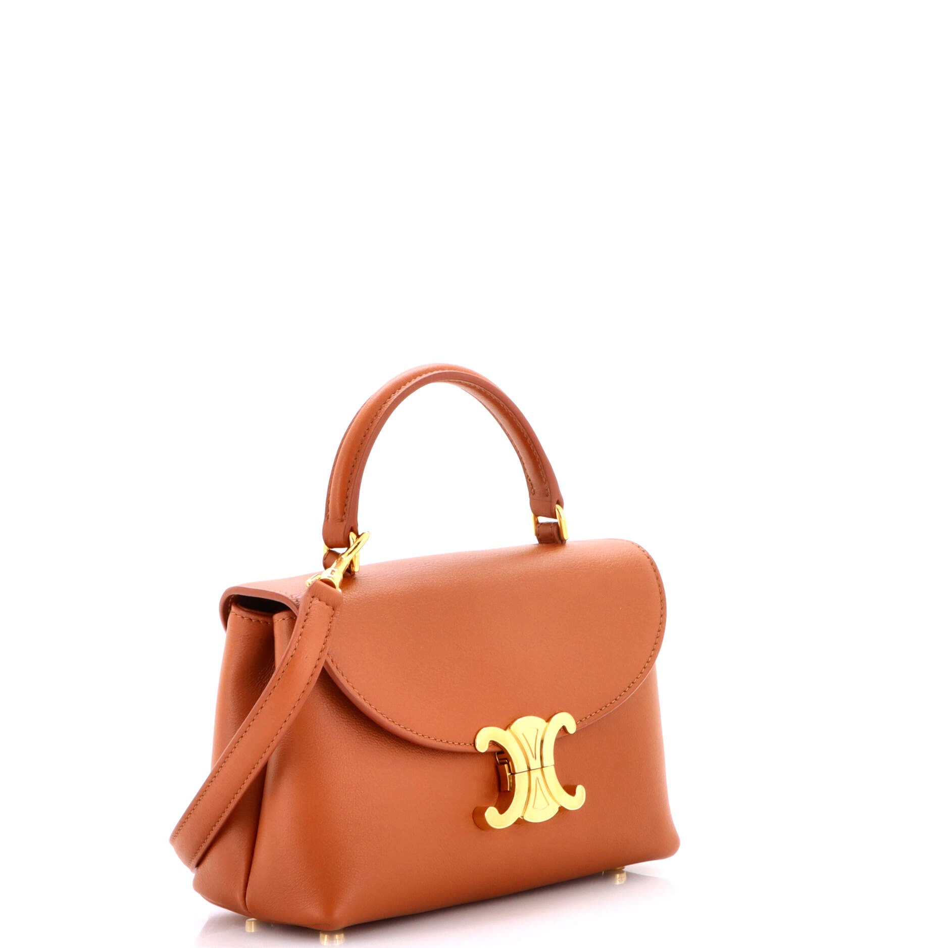 Nino Top Handle Bag Leather Medium