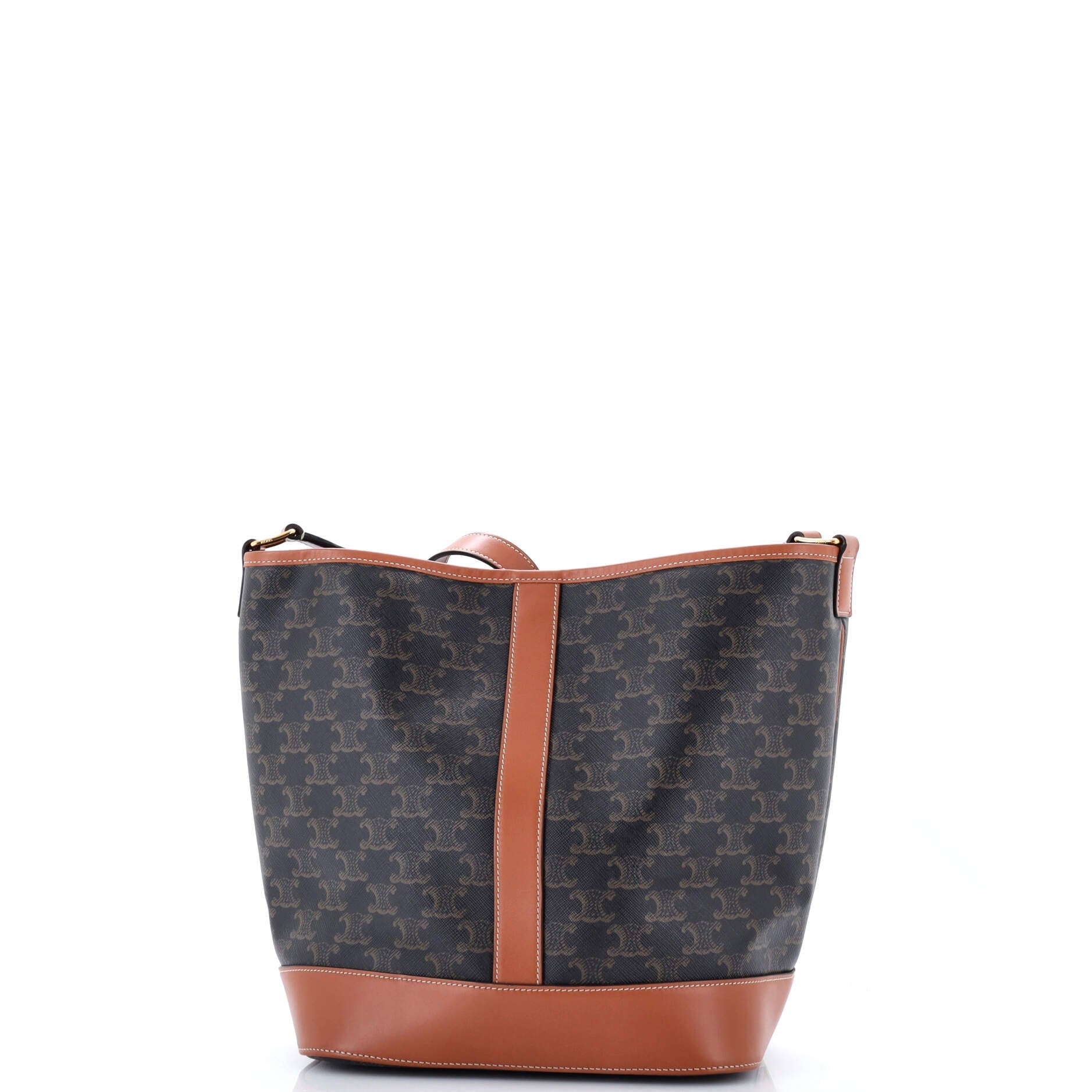 Bucket Bag Triomphe Coated Canvas Medium