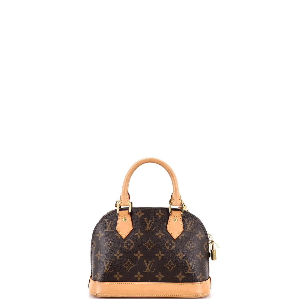 Alma Handbag Monogram Canvas BB