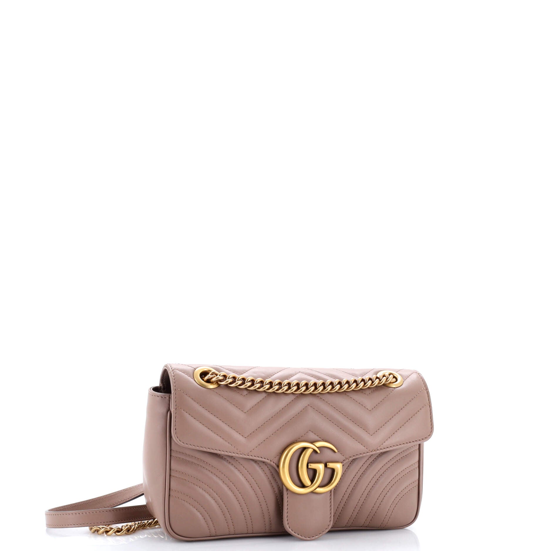 GG Marmont Flap Bag Matelasse Leather Small
