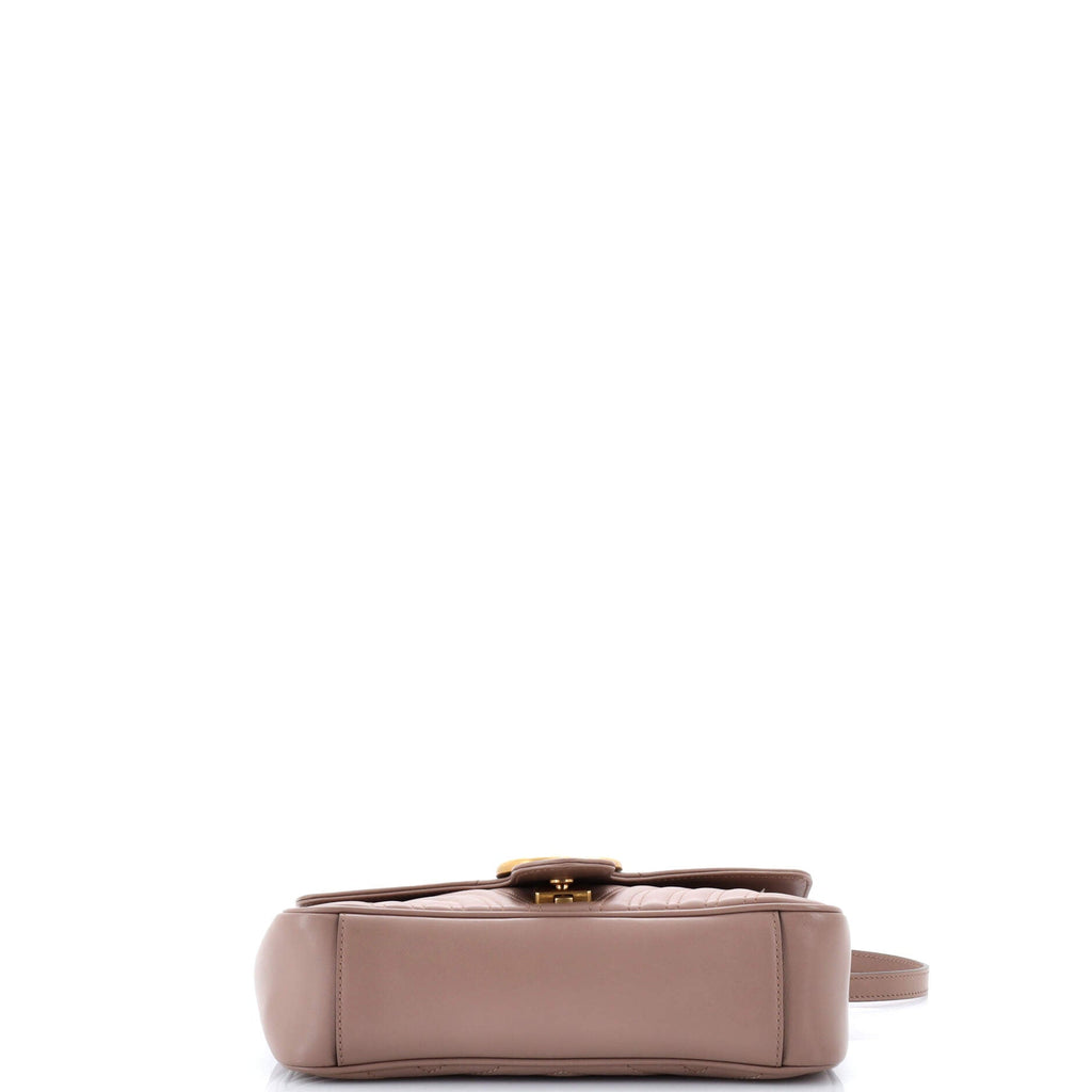GG Marmont Flap Bag Matelasse Leather Small