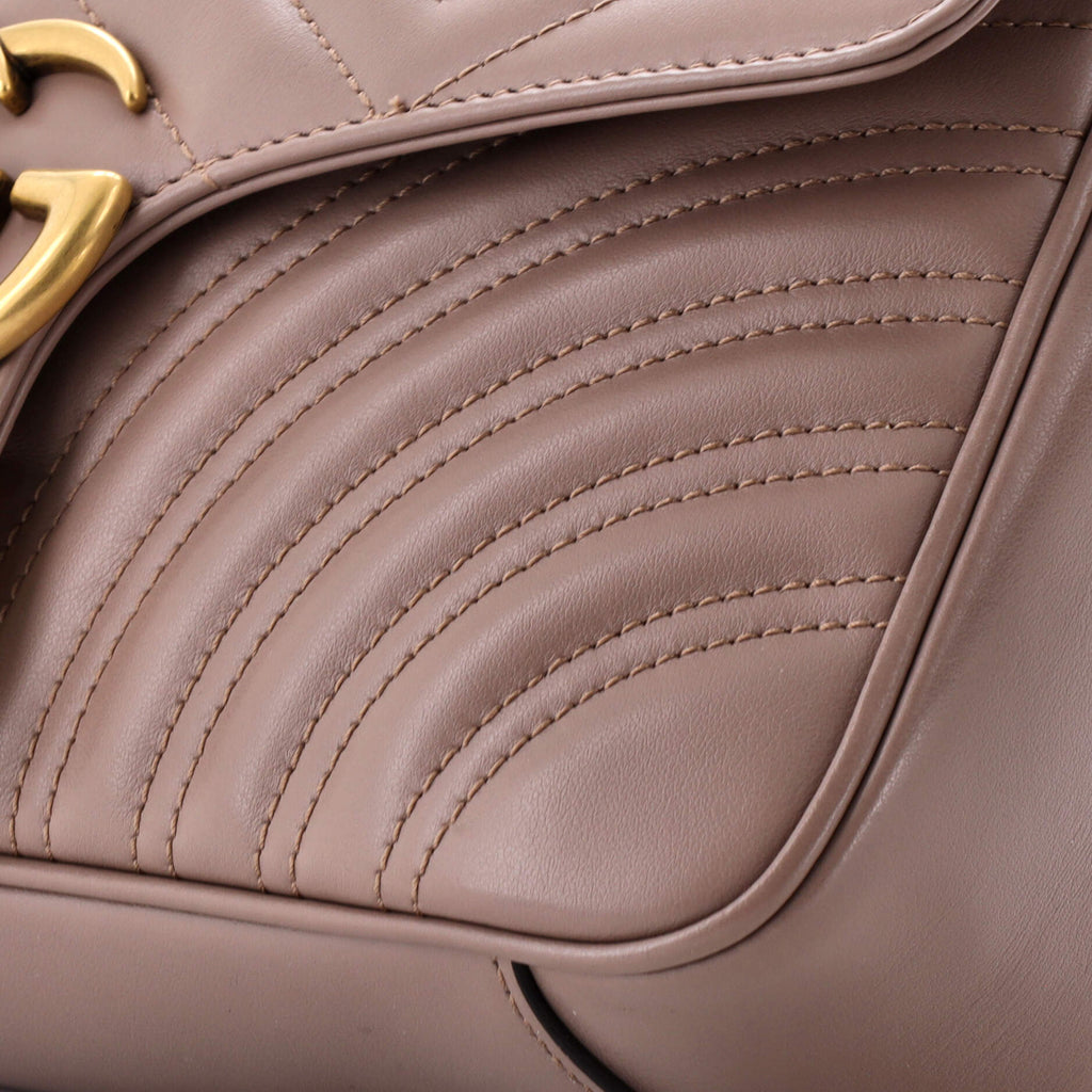 GG Marmont Flap Bag Matelasse Leather Small