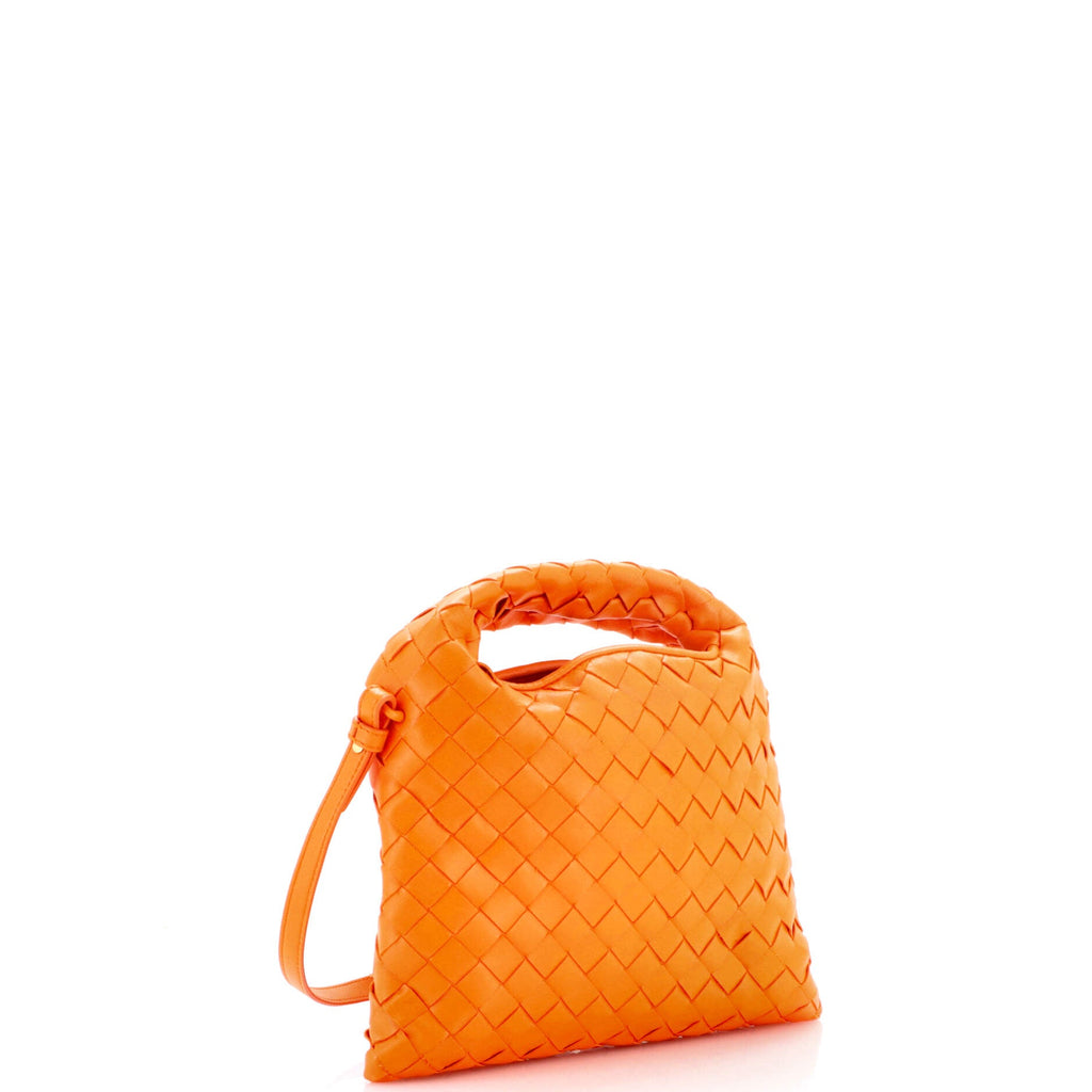Hop Top Handle Bag Intrecciato Nappa Mini