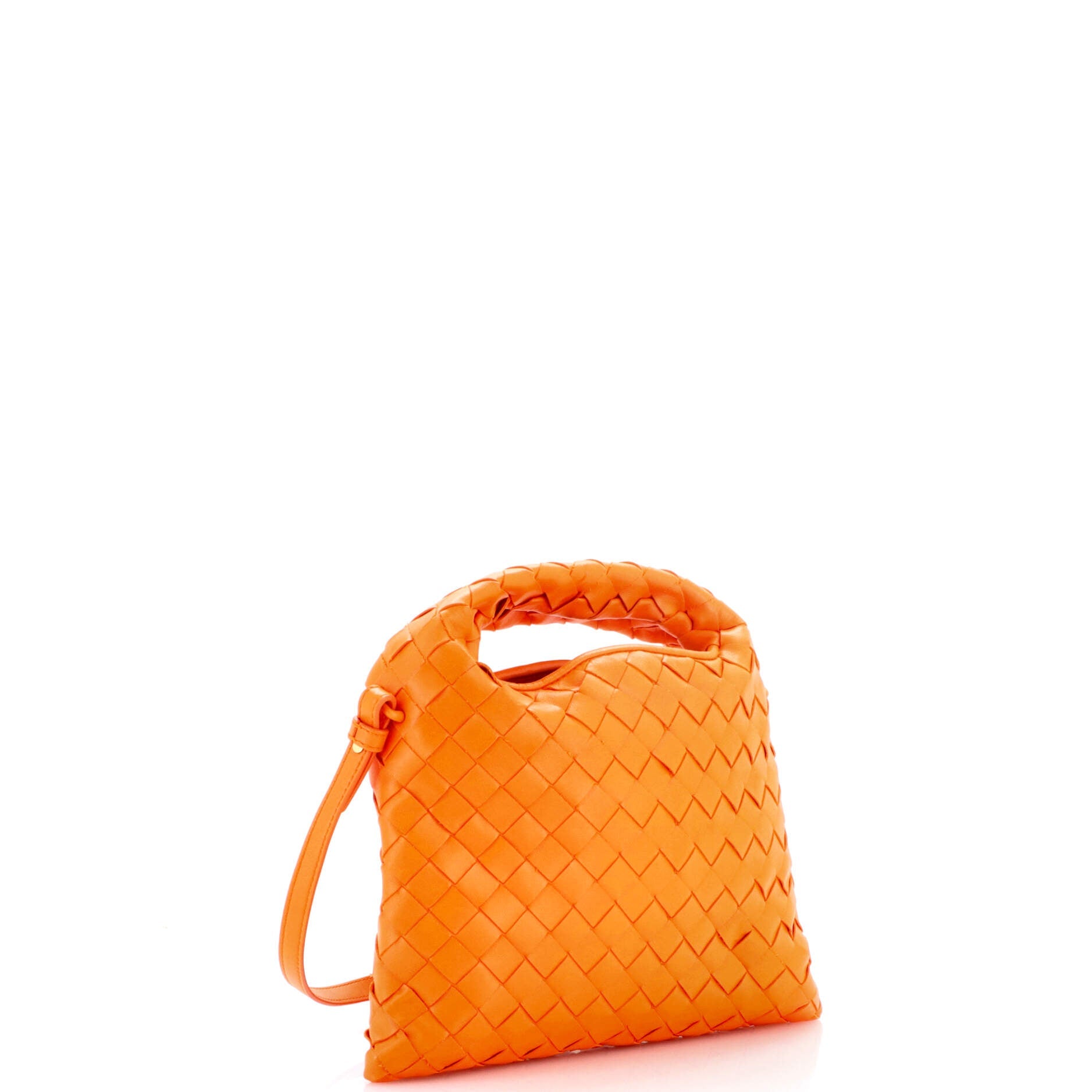 Hop Top Handle Bag Intrecciato Nappa Mini