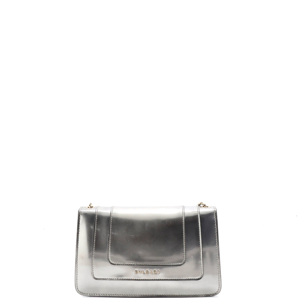 Serpenti Forever Shoulder Bag Metallic Leather Small