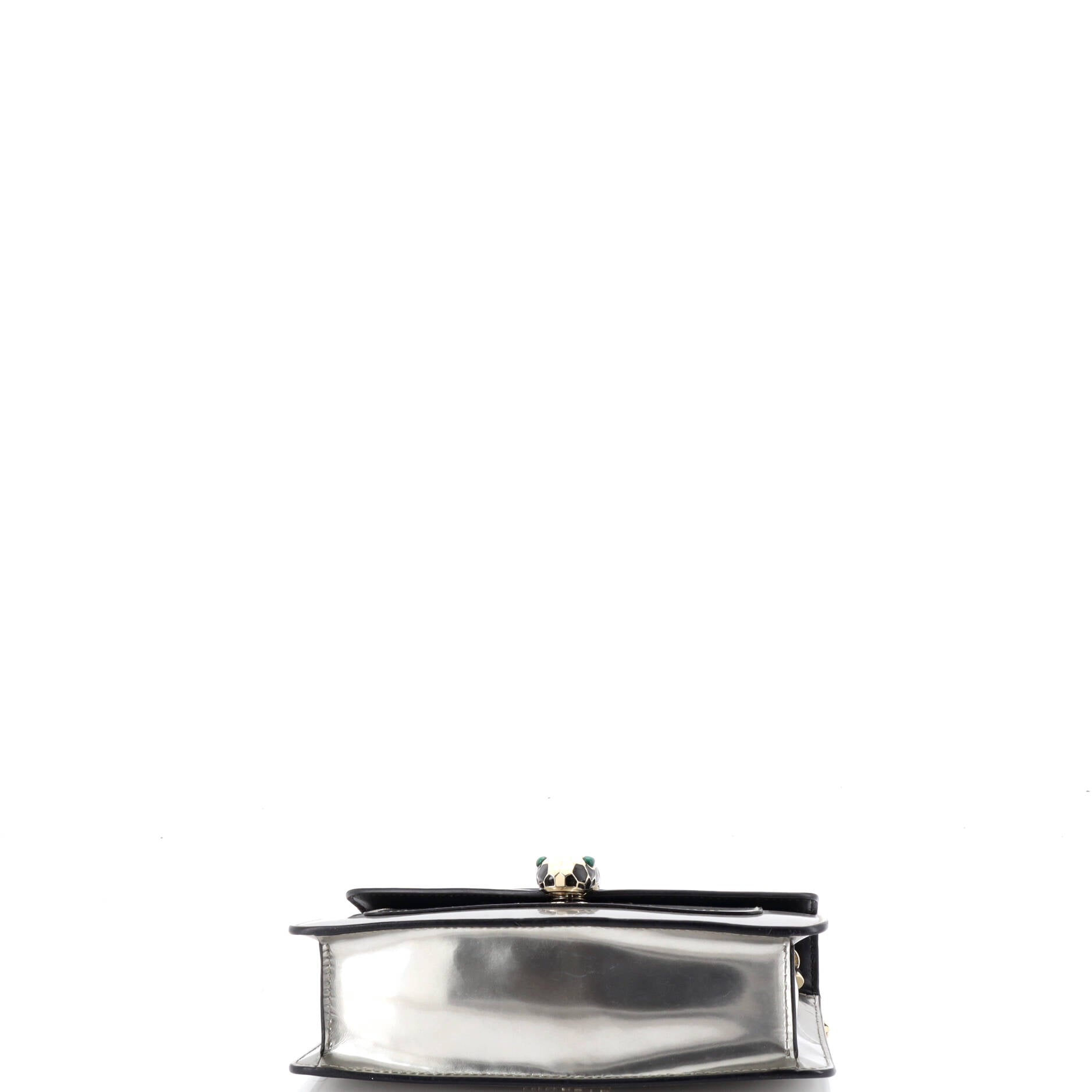 Serpenti Forever Shoulder Bag Metallic Leather Small