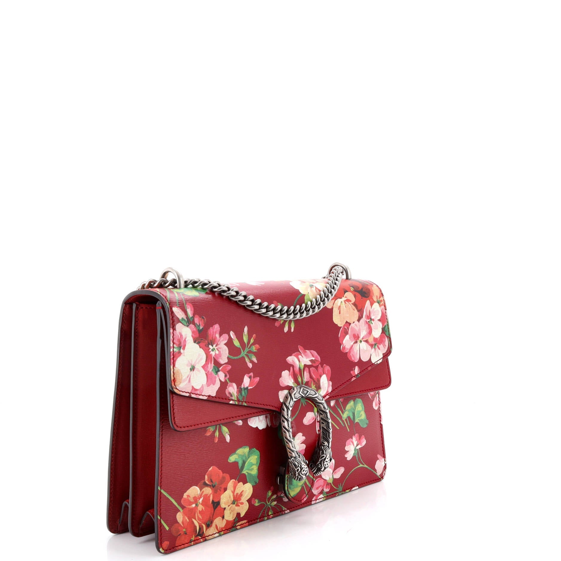 Dionysus Bag Blooms Print Leather Medium