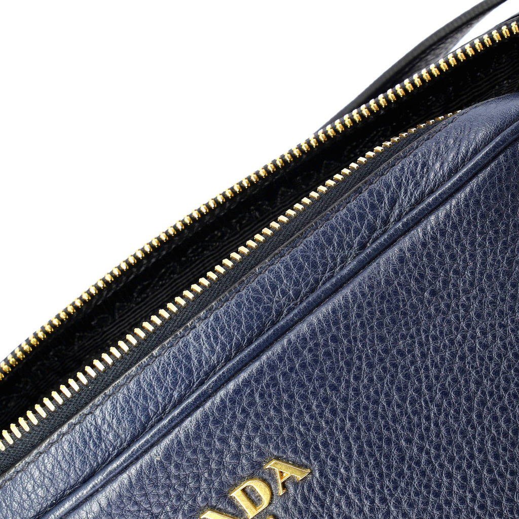 Double Zip Camera Bag Vitello Phenix Medium