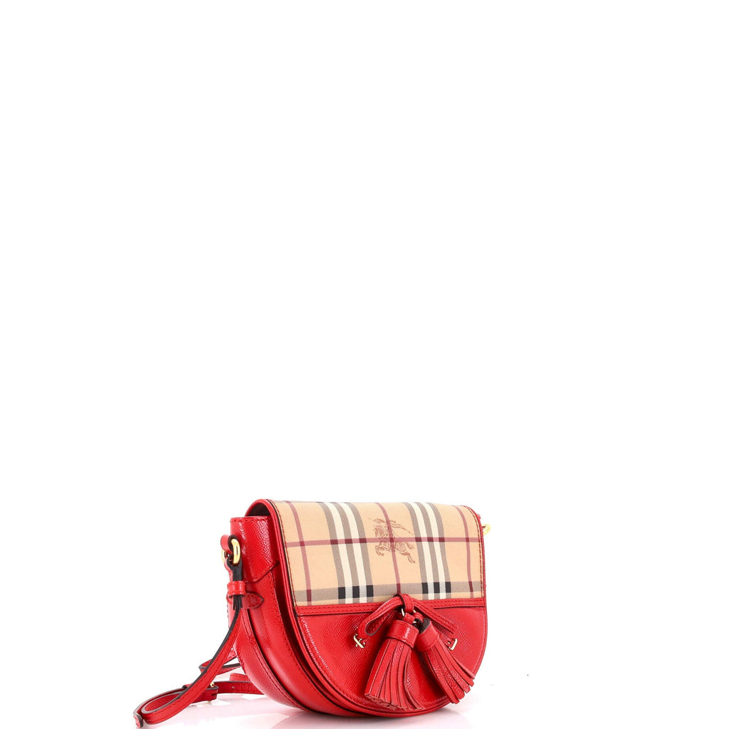 Maydown Crossbody Bag Haymarket Coated Canvas and Leather Small